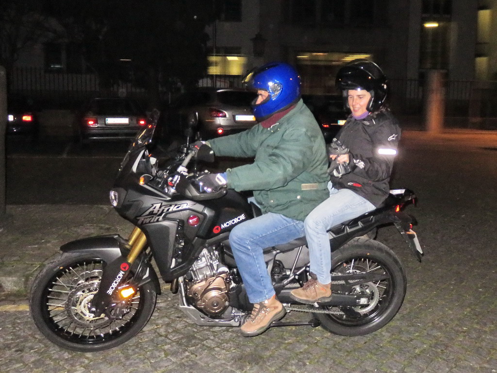 Drive Test Africa Twin no MC Porto