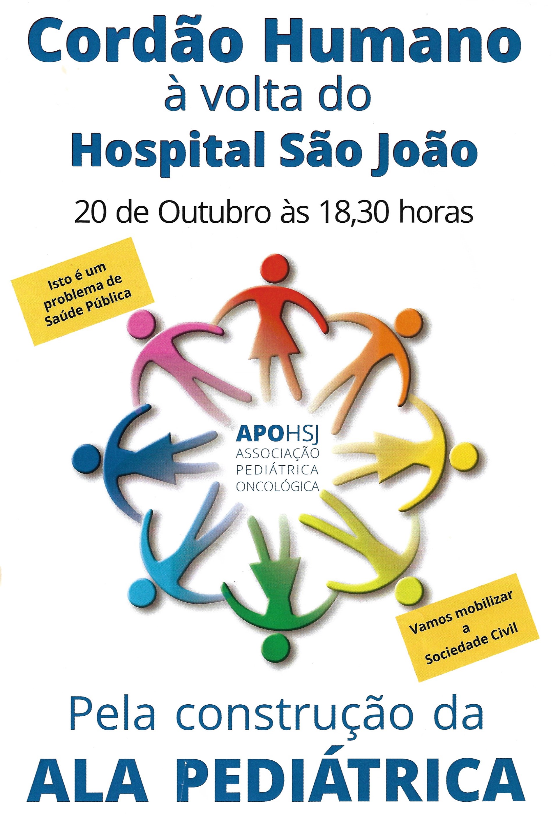 Cordão humano no Hospital S. João