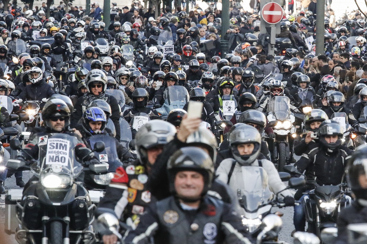 Moto Clube do Porto presente na Manifestação Nacional a 3 de fevereiro