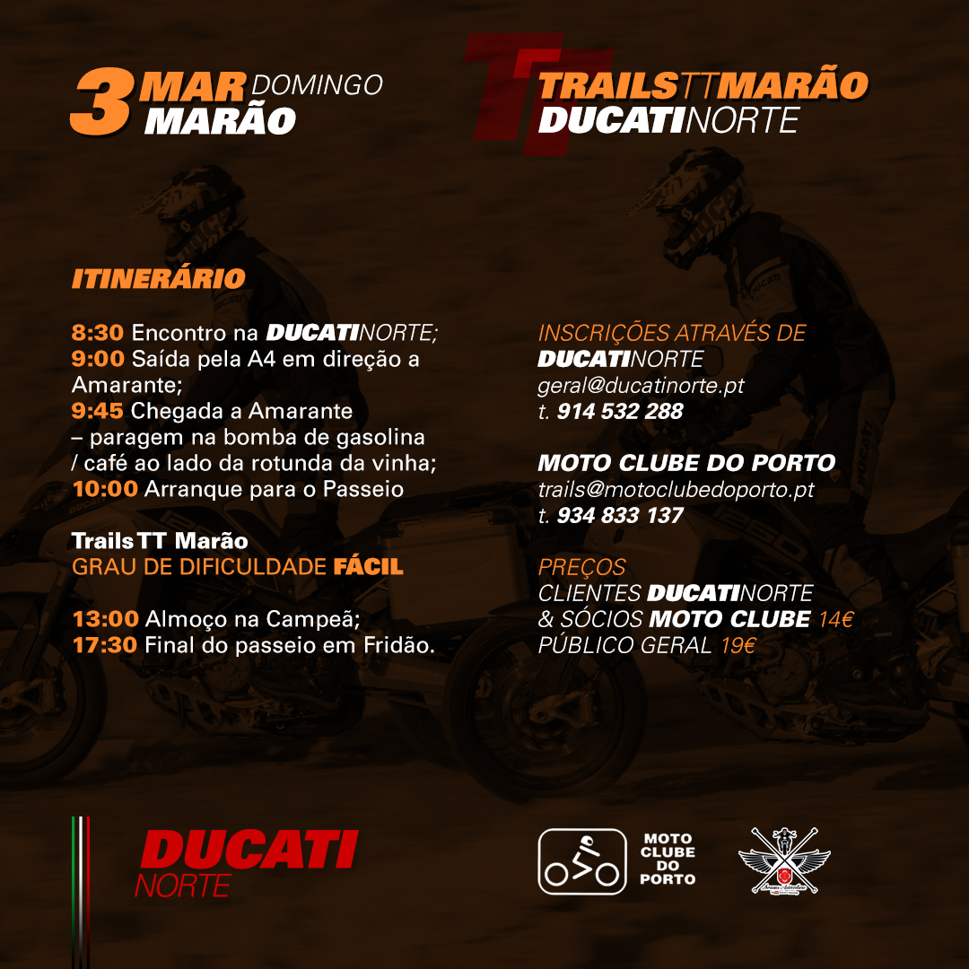 Trails de Inverno Marão Ducati Norte