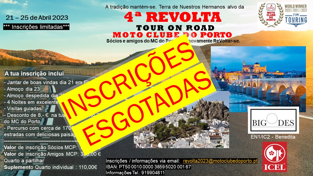 Cartaz oficial Revolta 2023